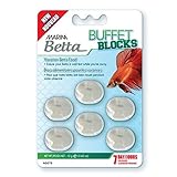 Cantidad: 12 gramos Marina, Buffet Blocks, Comida de Vacaciones para peces betta, 6 bloques