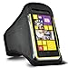 Produktbild ONX3 Nokia Lumia 1020 Schwarz verstellbaren Riemen Jogging Wandern Gymnasium Sports Armband