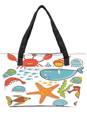 Snoogg , Damen Umhängetasche mehrfarbig mehrfarbig