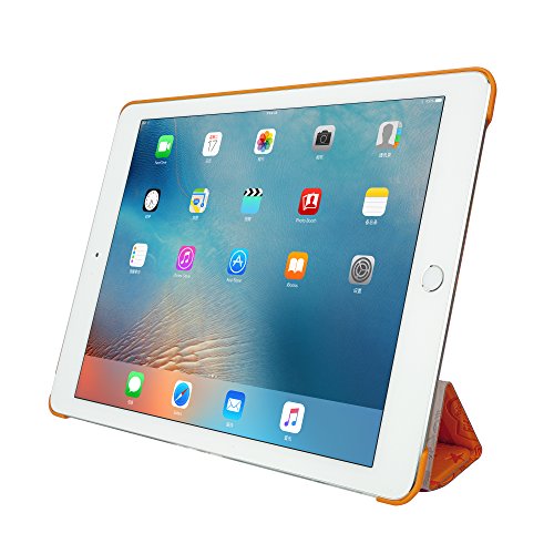 Ozaki O Coat Travel Versatile 360   Schutzh  lle f  r Apple 9 7  iPad Pro in orange  New York   Patentierte Standfunktion   wake sleep Funktion   Appl