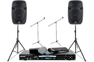 Vocal-Star Big Gig 1000w Complete Karaoke System Package perfect for larger parties, halls, bars, pubs, care homes and more - 1000 Karaoke Songs