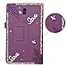 Produktbild spritech (TM) 3D Bling Flip Folio Smart Shell Case Premium PU Leder Schutzhülle mit Ständer für Samsung Galaxy Tab S 8.4, violett
