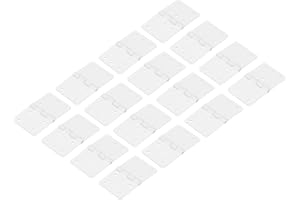 QUARKZMAN Rc gångjärn 1,1 tum x 0,6 tum justerbar modell flygplan fjärrkontroll flygplan vingar fyrkantiga delar plast lösa a
