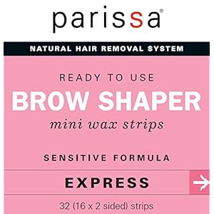 Parissa Eyebrow Wax Strips (32 Strips) - Hair Removal for Women Waxing Strips Kit - Wax Kit for Eyebrows - with After… - Image 3