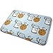 Produktbild show best Hi Hi Milk Cookie Original Durable Rubber Door Mat Heavy Duty Doormat Indoor Outdoor Waterproof Easy Clean Low-Profile Mats (15.7 X 23.6 inch)