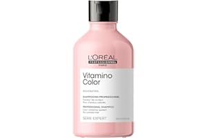 L'ORÉAL PROFESSIONNEL L’Oréal Professionnel | Champú Protector de color con Resveratrol, Para pelo teñido, Vitamino Color, SERIE EXPERT, 300ml
