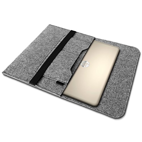 Sleeve H  lle f  r HP EliteBook x360 1030 G2 Tasche Filz Notebook Cover Etui Case  Farbe Grau