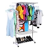 Busyall Standtrockner Wetterfester Wäschetrockner Klappbar...