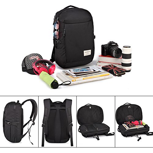 SymbolLife business rucksack mit Wasserdicht 600D Material Laptoprucksack Reisetasche Flugzugelassenes Backpack für 33 x 20 x 49cm - 3