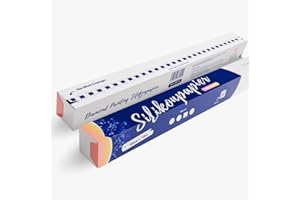 ‎PICMONDOO Picmondoo - Silikonpapierrolle für Diamond Painting - 45cm x 10m - praktisches 5x5cm Raster mit doppelseitiger Silikonbeschichtung - Zubehör Diamant Painting für mehrere deiner Projekte