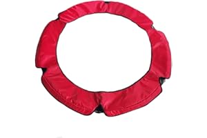 Beada 55 Inch Trampoline Spring Covers, Replacement for Kids Trampoline, Safety and Durable Waterproof Protectable Pad, Red