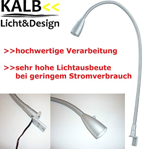 LED Bettleuchte Leseleuchte Aufbauleuchte Nachttischlampe Bettlampe Leselampe - 3
