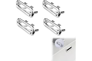 TSUWNO Ensemble de 4 Anneaux de Trop-Plein en Argent pour Évier, Lavabo et Baignoire, Garniture de Salle de Bain et Cuisine, Couvercle de Vidange de Trop-Plein esthétique pour Une Finition Parfaite.