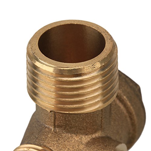 BQLZR 3-Wege Messing Mann Ventil Verbinder Werkzeug f¨¹r Luft Kompressor 0.39″“ 0.65″“ 0.83″“ - 4