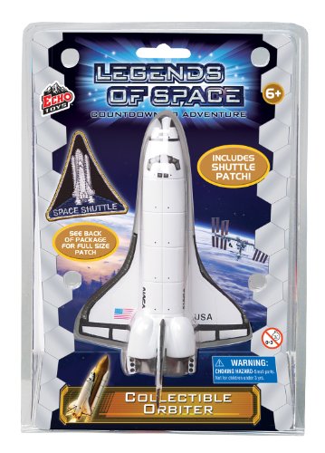 Space Exploration Toy Rocket Set - Legends of Space - 5 Tall Shuttle Orbiter Ship by Echo Toys
