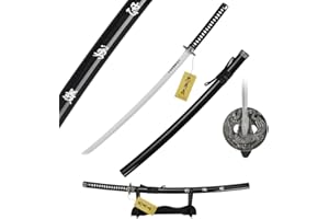 57 SPECIAL REPLICAS Spada Katana, Katana Ispirato L'ultimo Samurai 103 cm, Katane Bamboo, Include supporto espositivo, Elegante decorazione per interni, Regalo originale e sicuro JT10319