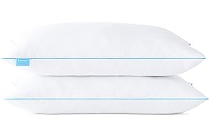 Linenspa Cuscino di fiocchi di memory foam, Set di 2