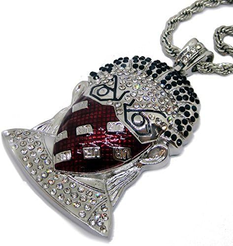 MASKED MAN Micropave Pendant & hiphop bling chain