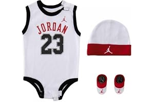 Jordan 23 Jersey Set för bebis, White, 6/12 månader
