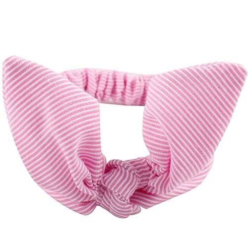 BESTIM INCUK Baby Girls Turban Elastic Headbands with Bow Bunny Ear Baby Girls' Hair Accessories
