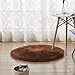 Produktbild ANYIKE, superweicher Schafsfell-Stuhlbezug, Sitzkissen, Premium Kunstfell-Teppich für Schlafzimmer, Sofa, Boden (braun/30 cm)