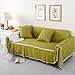Produktbild J&DS All-Inclusive-Baumwolle Leinen Sofa Protector, 1 2 3 4-sitzer Universal Vier Jahreszeiten Couchbezug, Anti-rutsch Sofabezug-1 Stück-D 215x260cm(85x102inch)