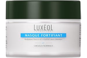 LUXÉOL LUXEOL - Masque Capillaire Fortifiant - Fortifie les Cheveux Fragilisés, Adoucit, Redonne de la Vitalité - 98 % Ingrédients d'Origine Naturelle - Fabriqué En France - 200 ml