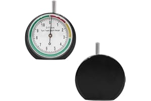 POFET Asta di misurazione Rotonda per misuratore di profondità del battistrada,Manometro Di Profondità Battistrada Pneumatici, Misuratore Calibro del Battistrada 0-11mm Per Auto Moto