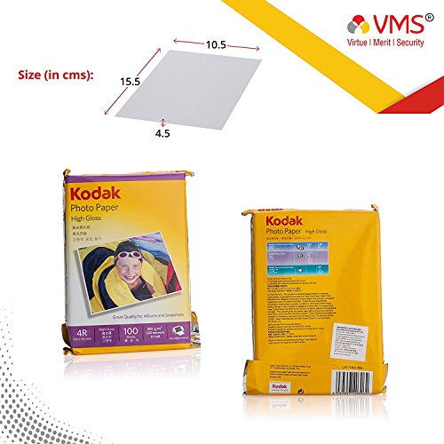 Kodak photo paper 180 gsm 4R 200 sheets 