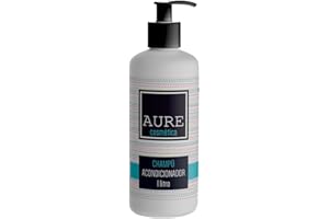 Aure Shampooing Démêlant pour Chien et Chat - Shampooing pour Animaux - avec Vitamines - Démêle et Adoucit la Fourrure - Renforce et Fait Briller Le Pelage - Facile à Appliquer - 1 Litre