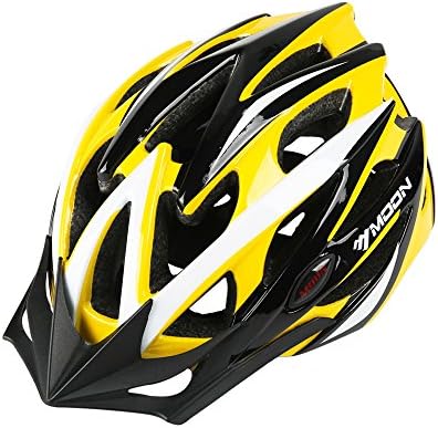 Mountain Road Bike Sports Helmet,Uzexon Lightweight Adult Unisex Cycle Cycling Helmet with Removable Visor,Adjustable Wheel System,A Soft Liner -(RRP £59.99 Five Colros Avaliable)