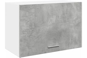 vidaXL Mobile Pensile “Lyon” Grigio Cemento 60x31x40 cm