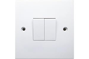 OPUS LIGHTING TECHNOLOGY Opus 2 gang 2 way Light Switch White
