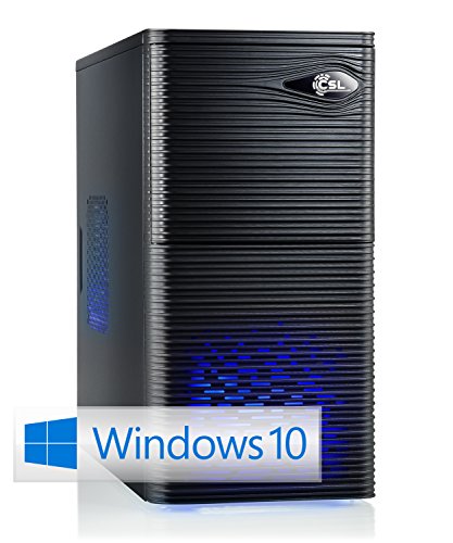 CSL Multimedia PC Sprint X5846 (Quad) inkl. Windows 10 Home - AMD A10-7850K APU 4x 3700 MHz, 8 GB RAM, Radeon HD 8670D, DVD-RW, GigLAN, USB 3.1