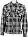 Produktbild Bores Lumberjack Jacken-Hemd Reißfest, Wasserabweisend, Grau-Schwarz-Weiss Kariert, Größe 6XL