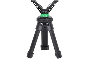 WILDGAMEPLUS Aluminium Portable Shooting Stativ Rest Rapid Stand, justierbare Höhe mit 360° Dreh V Yoke Halter