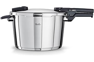 Fissler Vitaquick Autocuiseur (8 l, 26 cm) Marmite À Pression En Acier Inoxydable, 2 Niveaux De Cuisson, Fabrication En Allemagne, Compatible Induction, Xxin-shiyifb-176