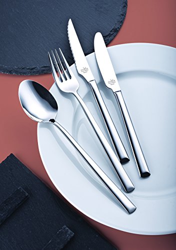 IDURGO, Alexandria Ref. 18200, Cuberteria Acero Inoxidable, Estuche 24 Piezas