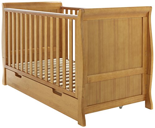 Obaby Lincoln Sleigh Cot Bed - County Pine