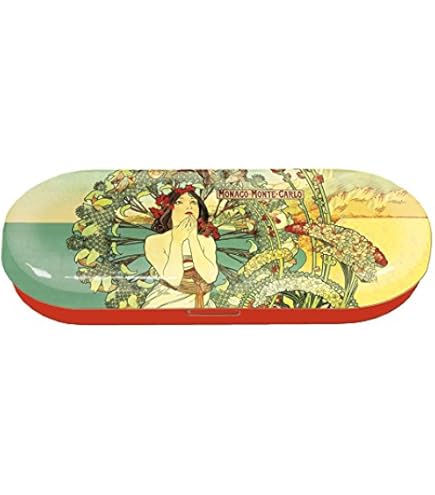 Fridolin 18748 Kandinsky Carrés Et Cercles Concentriques Étui à Lunettes Métal Multicolore 16 X