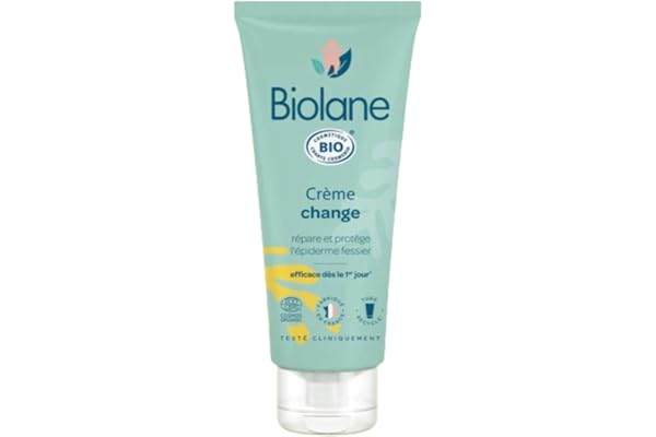 BIOLANE - Creme de change Certifié BIO - Soulage et Répare - Irritations et rougeurs du siège - Bébé - Ingrédients d'origine naturelle - Fabriqué en France