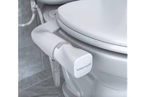 bidetmaster Ultra-Slim infiniti Bidet-Aufsatz für Toilette, Dual-Düse/Dual-Modus (weiblich und hinten), einstellbarer Wasserdruck Bidet mit Messingeinlass, nicht elektrisch