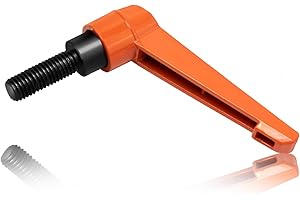 HAIMAYEE Poignée à Levier de Serrage Réglable,M12 Poignée de Serrage,Filetage Mâle Poignées Réglables de Machine 32mm