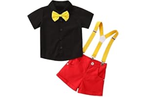 Lito Angels Disfraz de Mickey Mouse con Orejas de Ratón Aro de Pelo y Guante Blanco para Bebe y Niños Pequeños