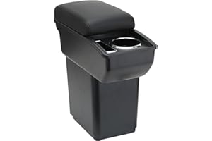 OYHCM Reposabrazos Central para Citroen Berlingo Apoyabrazos con Doble Almacenamiento, Fácil de Instalar, Consola Central para Coche, Accesorio Personalizado Negro