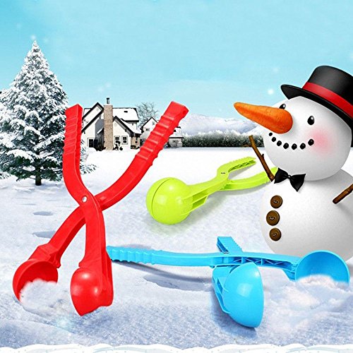 2 Pcs Winter Snow Ball Maker Sand Mold Tool Kids Toy Lightweight Compact Snowball Fight Outdoor Sport Tool Toy Sport (Small)