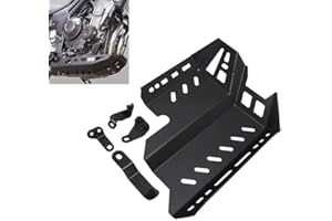 JFG RACING Protector de motor de motocicleta Bash parte inferior cubierta protectora de placa deslizante para CB500X 2019-2020-negro