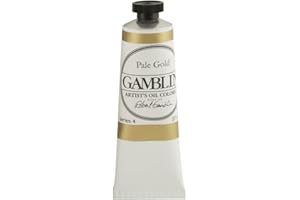 Gamblin : Artist Oil Paint 37ml : Pale Gold