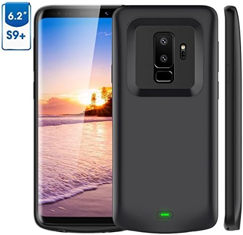 5200mAh Galaxy S9 Plus Battery Case, Vobon Portable Charger Power Bank Extended Charging Case Rechargeable Protective Juice Pack for Samsung Galaxy S9 Plus(2018) (Black)