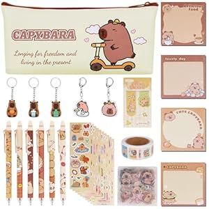 LHOEST Estuche Capibara Papeleria Kawaii